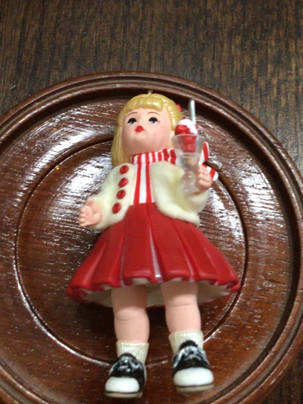 Vintage 2006 Hallmark Keepsake, Cherry Parfait  Madame Alexander. Brand new